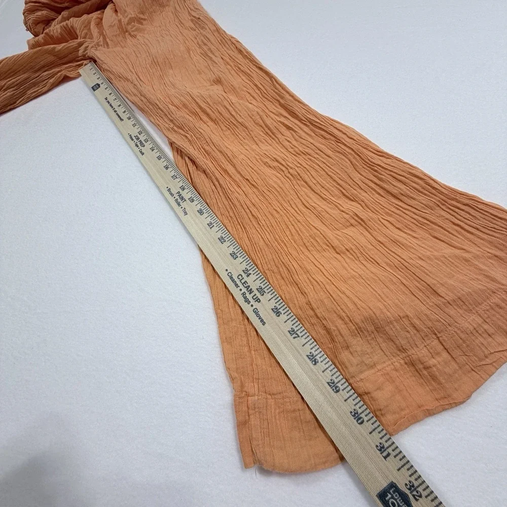Free People Cut Out For It Jumpsuit‎ Sz S Sherbert Orange Summer Resort Beach
